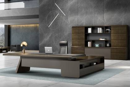 浩瀚系列現(xiàn)代高級老板桌 ML-GZ192