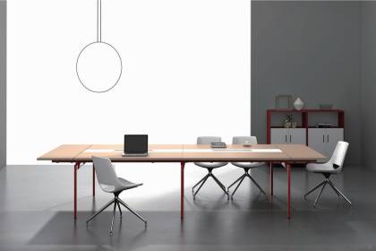 現(xiàn)代簡約板式會(huì)議桌