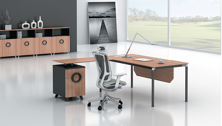 板式辦公家具如此設(shè)計也很自然美-深圳美林辦公家具